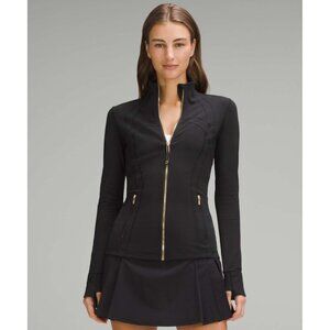 LULULEMON Women's Define Jacket *Nulu Size 12 In Black/Gold